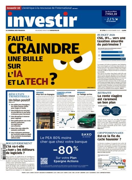 Investir – 8 Novembre 2025 Cover