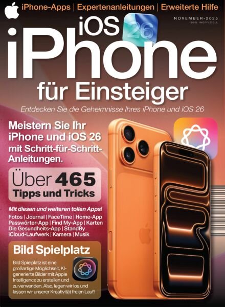 iPhone und iOS 17 fur Einsteiger – November 2025 Cover