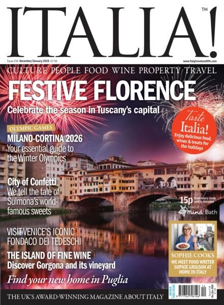 Italia! Magazine – December 2025 – January 2026 Cover