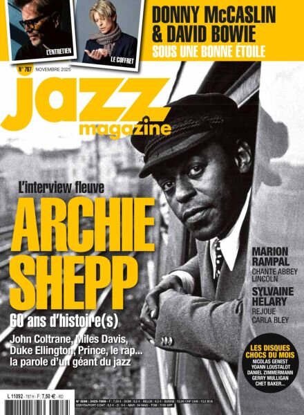 Jazz Magazine – Novembre 2025 Cover