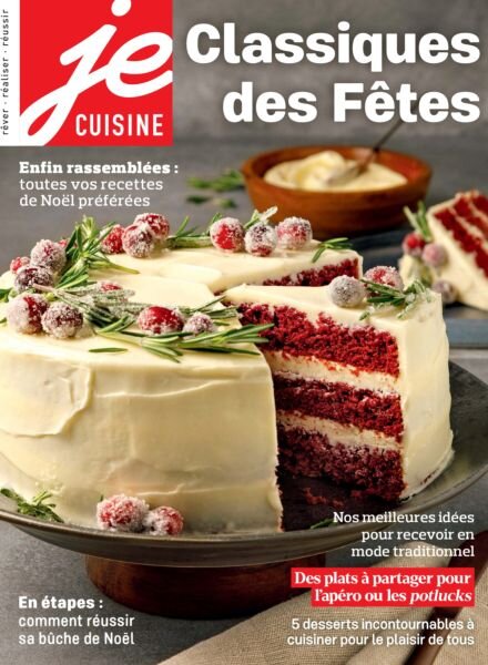 Je Cuisine – Novembre 2025 Cover