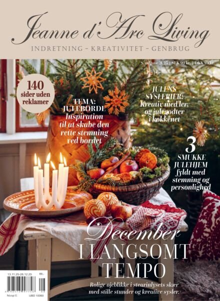 Jeanne d’Arc Living Dansk udgave – Oktober 2025 Cover