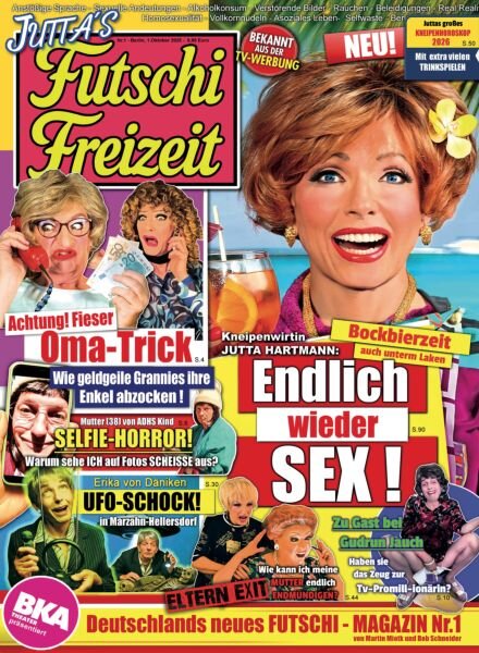 Jutta’s Futschi Freizeit – Oktober 2025 Cover