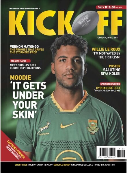 Kick Off Rugby – December 2025 Cover