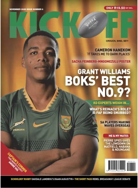 Kick Off Rugby – November 2025 Cover