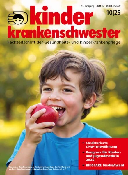 Kinderkrankenschwester – Oktober 2025 Cover