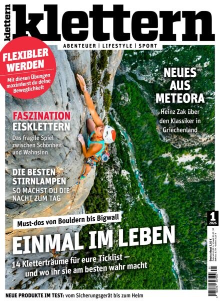 Klettern – November 2025 Cover