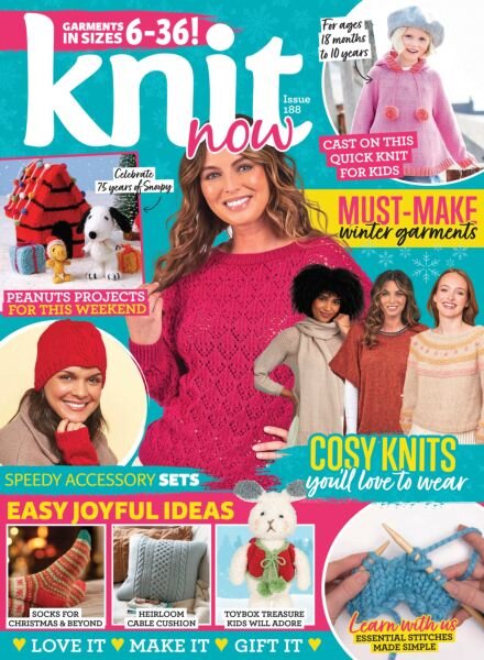 Knit Now – Issue188 2025 Cover