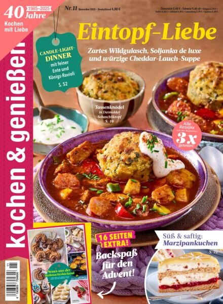 Kochen & Geniessen – November 2025 Cover