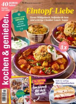 Kochen & Geniessen – Oktober 2025
