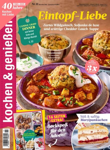 Kochen & Geniessen – Oktober 2025 Cover