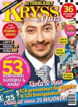 Kryss & Quiz – 10 November 2025