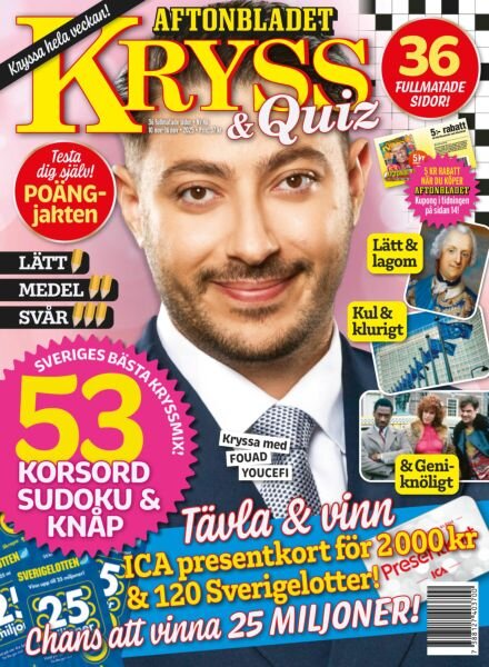 Kryss & Quiz – 10 November 2025 Cover