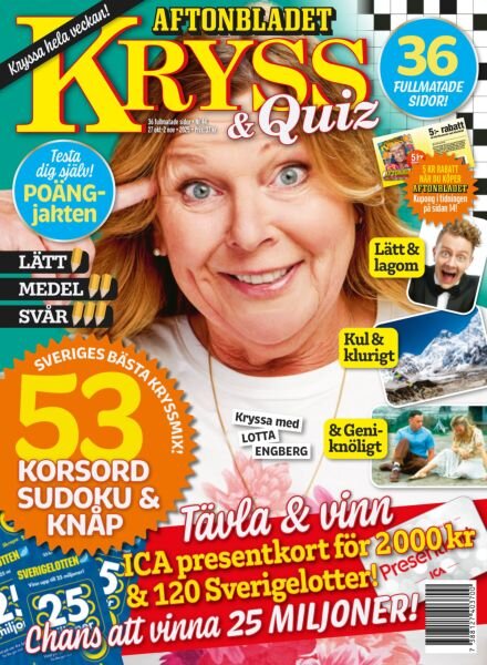 Kryss & Quiz – 27 Oktober 2025 Cover