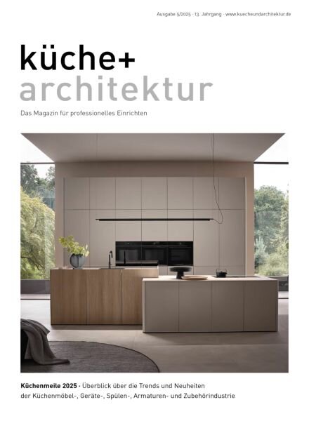 Kuche+Architektur – November 2025 Cover