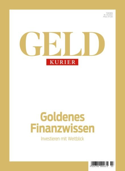 Kurier Themen – Geld – 19 November 2025 Cover