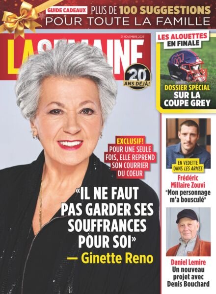 La Semaine – 21 Novembre 2025 Cover