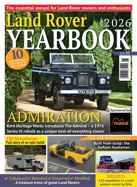 Land Rover Yearbook – Winter 2026 Cover