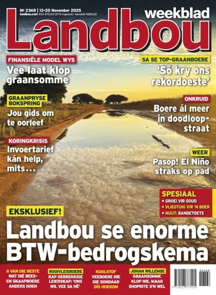 Landbouweekblad – 13 November 2025 Cover