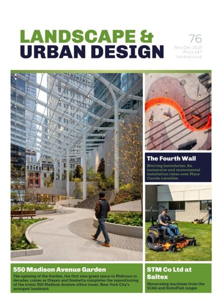Landscape & Urban Design – November-December 2025 Cover