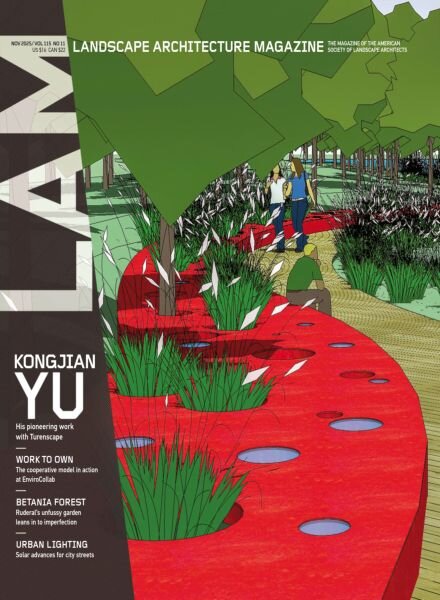 Landscape Architecture Magazine USA – November 2025 Cover