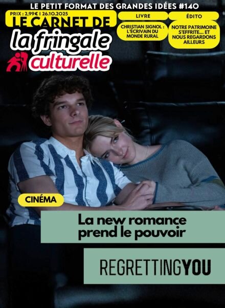 Le Carnet de La Fringale Culturelle – 26 Octobre 2025 Cover