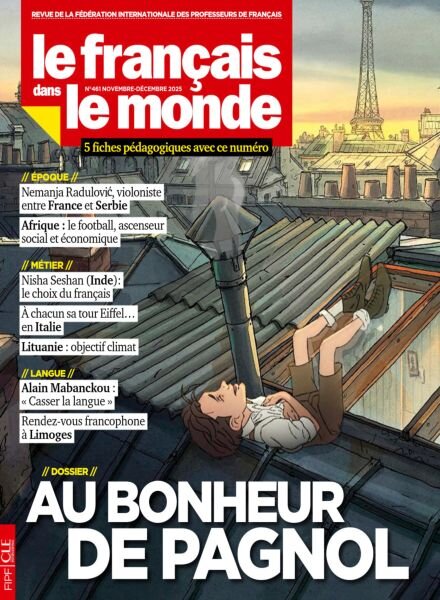 Le francais dans le monde – Novembre-Decembre 2025 Cover