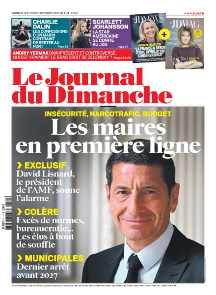 Le Journal du dimanche – 16 Novembre 2025 Cover