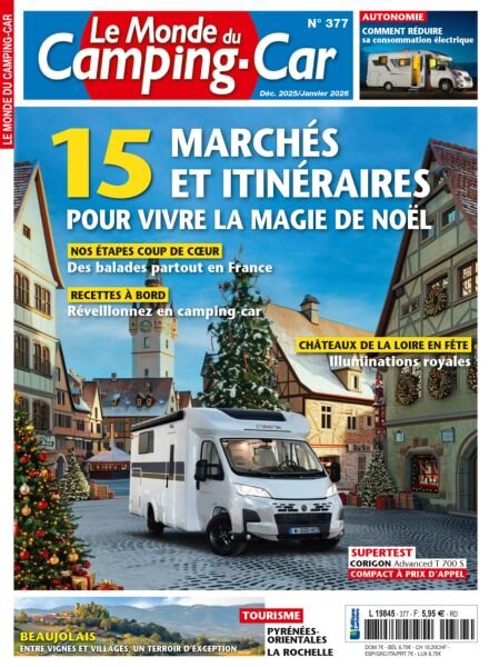 Le Monde du Camping-Car – Decembre 2025 – Janvier 2026 Cover