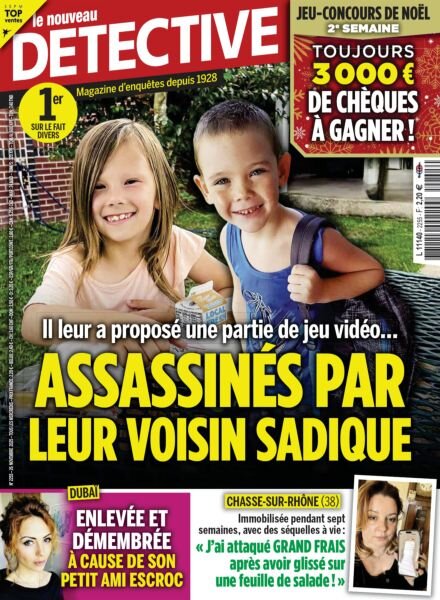 Le Nouveau Detective – 26 Novembre 2025 Cover