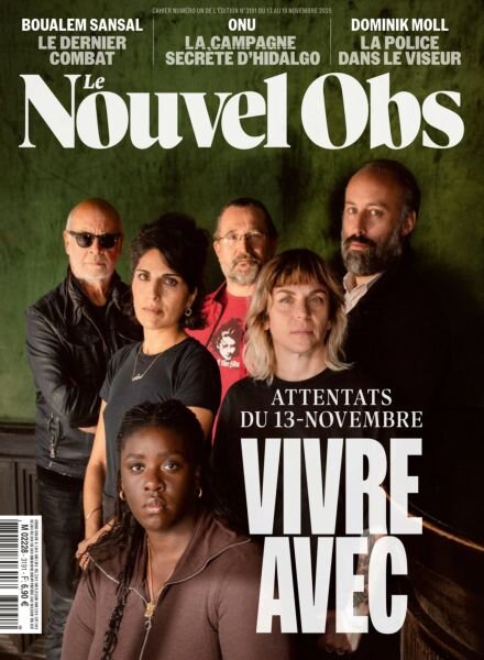 Le Nouvel Obs – 13 Novembre 2025 Cover