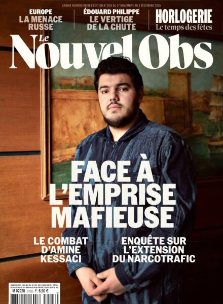 Le Nouvel Obs – 27 Novembre 2025 Cover