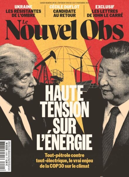 Le Nouvel Obs – 6 Novembre 2025 Cover