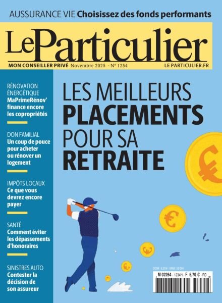 Le Particulier – Novembre 2025 Cover