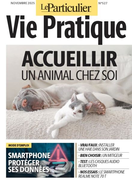Le Particulier Vie Pratique – Novembre 2025 Cover