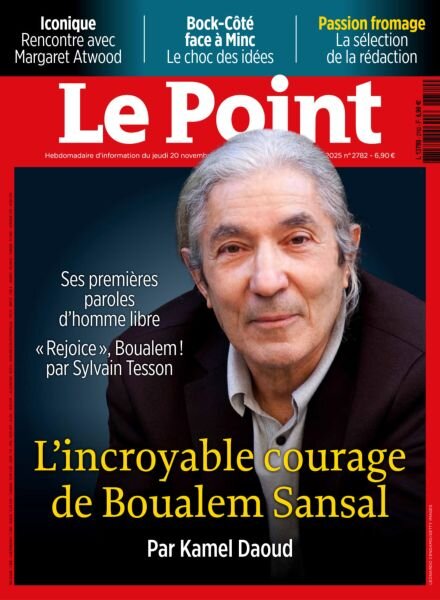 Le Point – 21 Novembre 2025 Cover