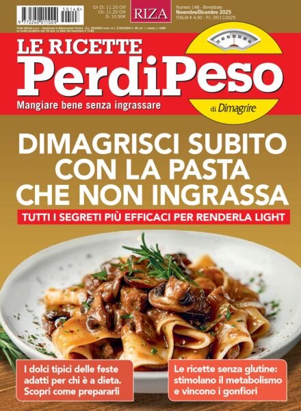 Le Ricette PerdiPeso – Novembre 2025 Cover