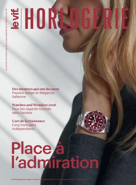Le Vif Horlogerie – 13 Novembre 2025 Cover