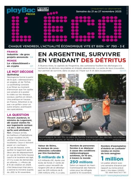 L’eCO – 21 Novembre 2025 Cover