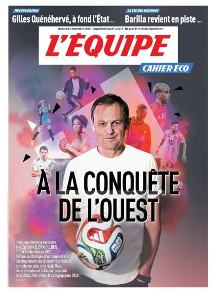 L’Equipe Cahier eco – 5 Novembre 2025 Cover