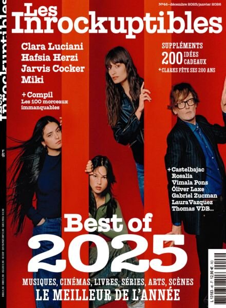 Les Inrockuptibles – Decembre 2025 – Janvier 2026 Cover