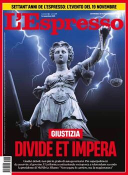 L’Espresso – 14 Novembre 2025