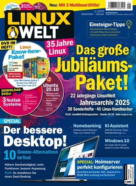 Linux Welt – Januar 2026 Cover