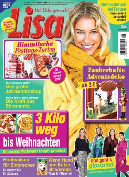 Lisa – 25 November 2025 Cover