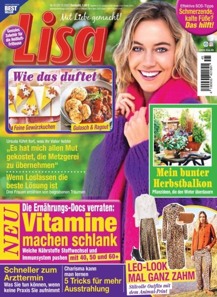Lisa – 28 Oktober 2025 Cover