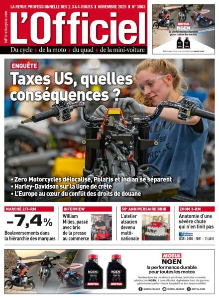 L’Officiel du Cycle – Novembre 2025 Cover