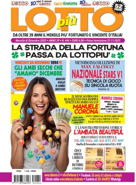 Lottopiu – Dicembre 2025 Cover