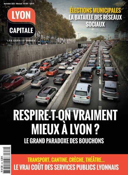 Lyon Capitale – Novembre 2025 Cover