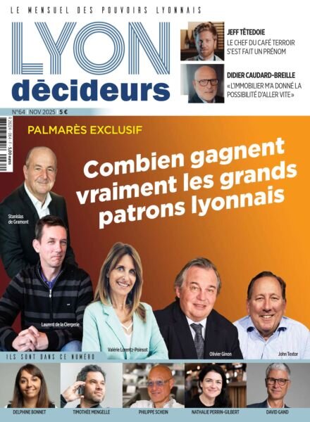 Lyon Decideurs – Novembre 2025 Cover