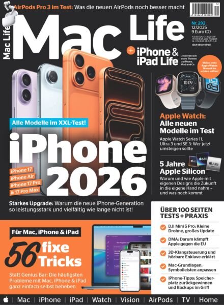 Mac Life Germany – Dezember 2025 Cover